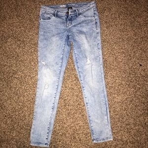 Acid wash jeans